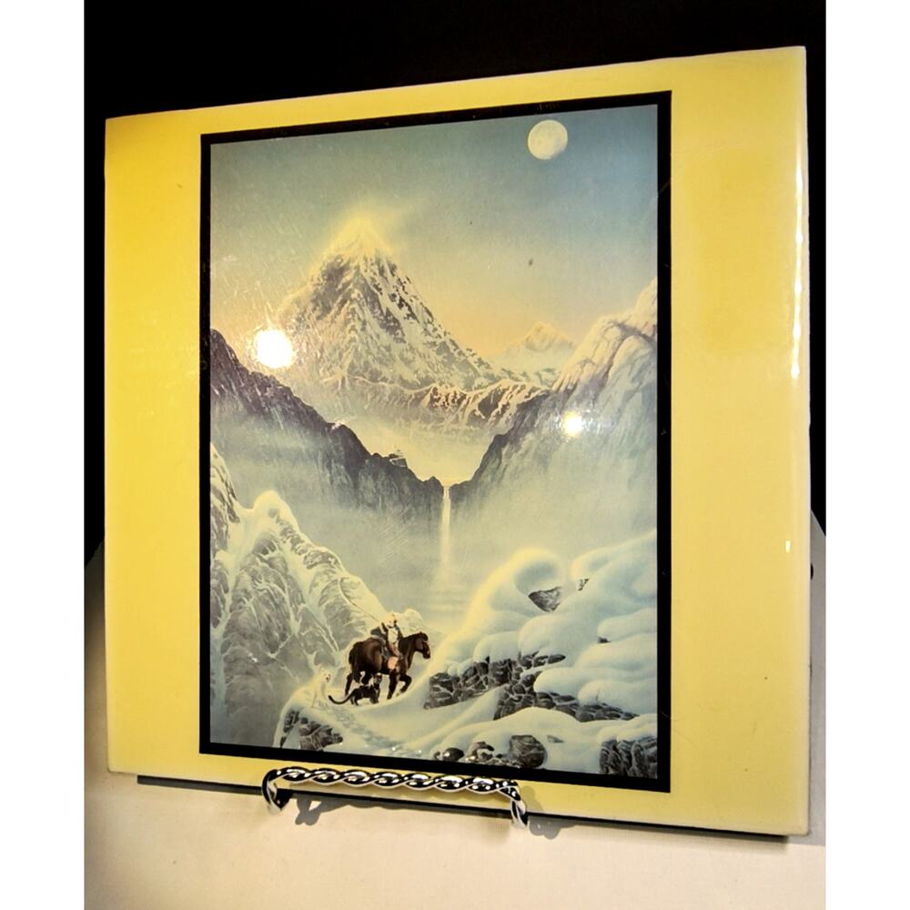 1476.  Vision Quest by Sally J Smith Art Tile with Hanger